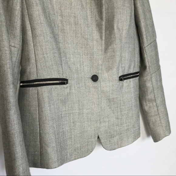 RAG & BONE Alpine Wool Blend Zip Pockets Blazer 6 - Picture 4 of 7